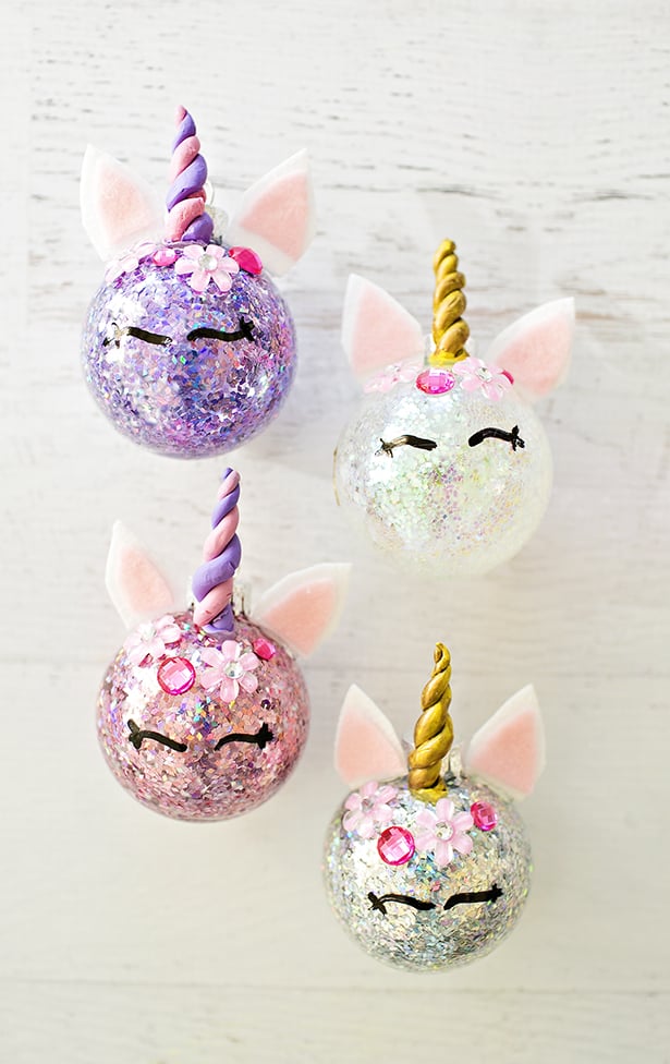 DIY Unicorn Ornaments