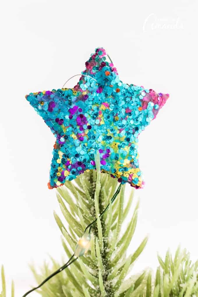 Glitter Star Ornament