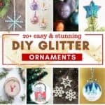 DIY Glitter Ornament craft ideas