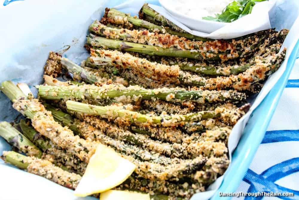 Cheesy Asparagus Fries
