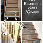 DIY Basement Stairs Makeover