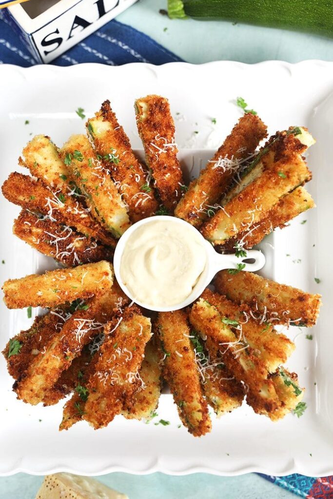 Parmesan Zucchini Fries