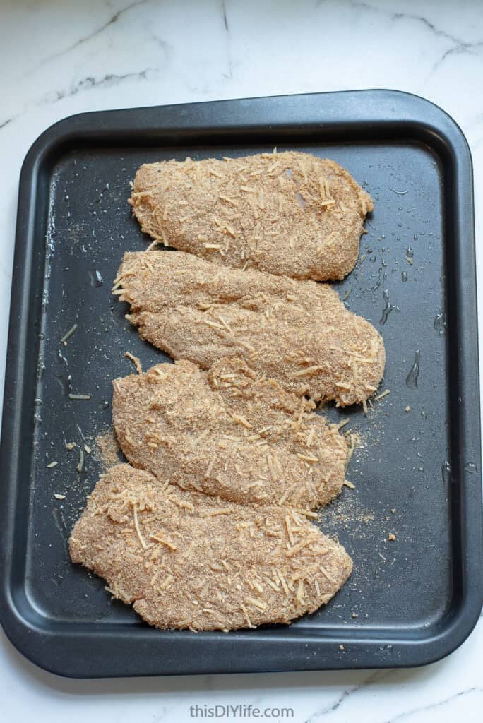 Garlic Parmesan Chicken and Potatoes sheet pan recipe