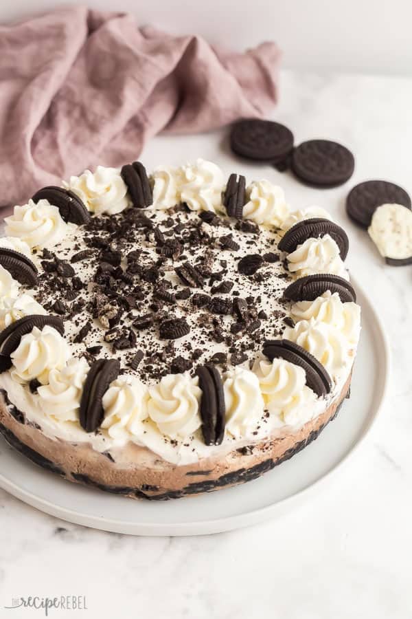BEST Oreo Ice Cream Cake