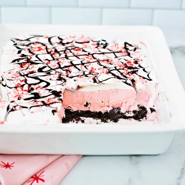 Peppermint Ice Cream Cake