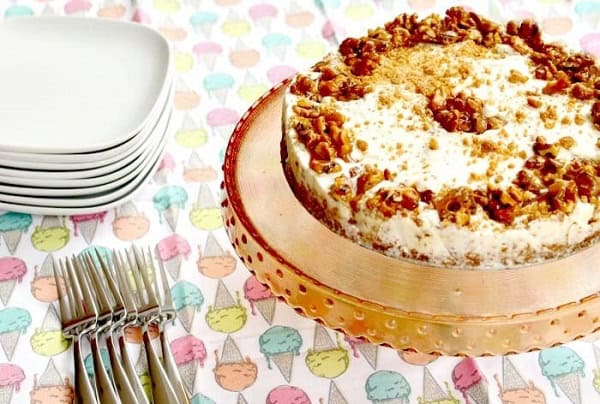Maple Walnut Ice Cream Cake