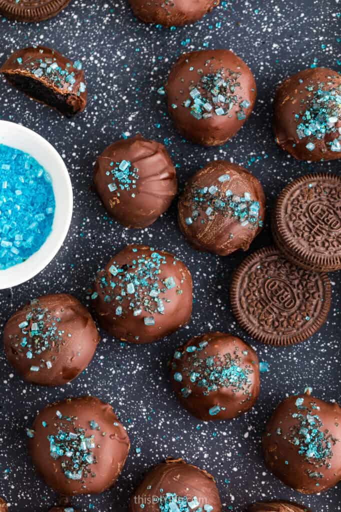 no bake oreo cookie balls