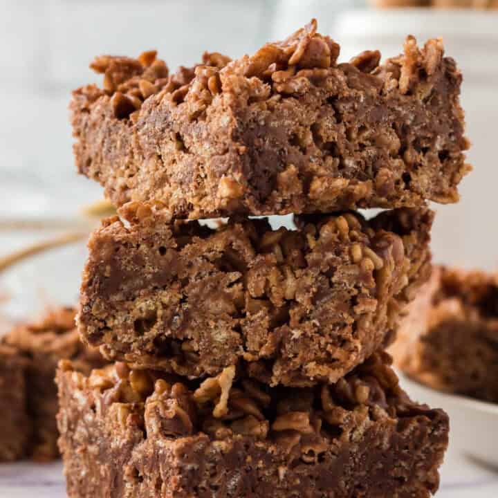 Chocolate Peanut Butter Rice Krispie Treats recipe