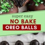 Christmas No Bake Oreo Truffles