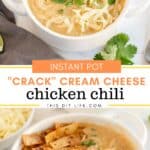 crack cream cheese chicken chili