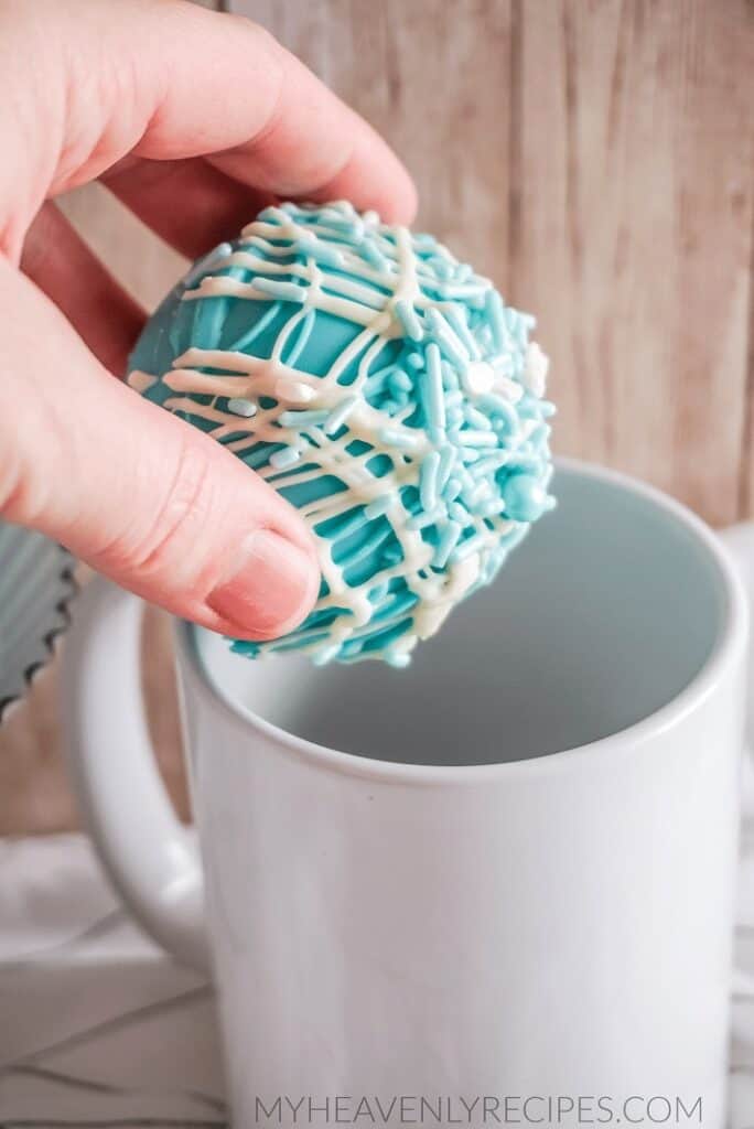 Frozen Themed Hot Cocoa Bombs