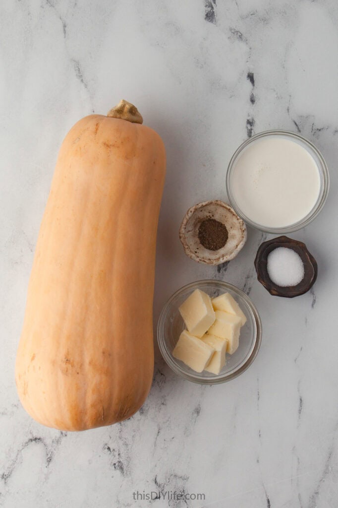instant pot mashed butternut squash ingredients