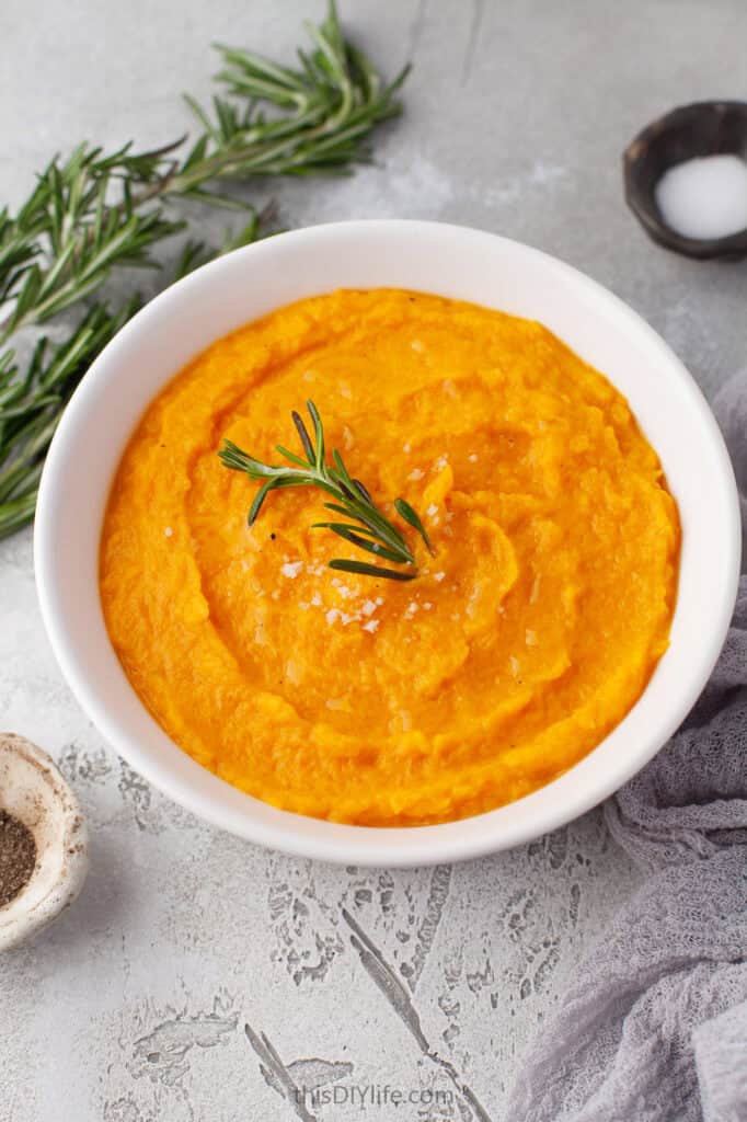 mashed butternut squash instant pot