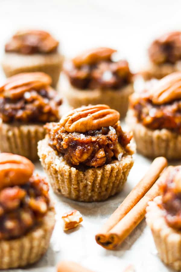 No Bake Pecan Pie Mini Tarts