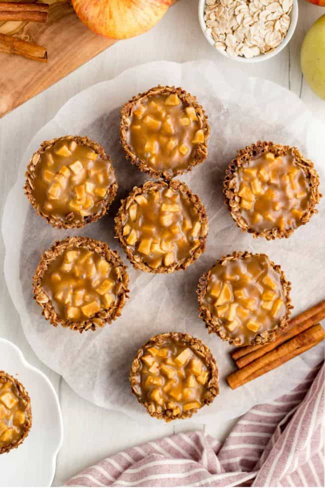 Mini Apple Pies with Caramel