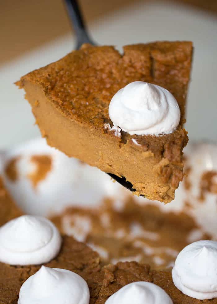 Dairy-Free Impossible Pumpkin Pie