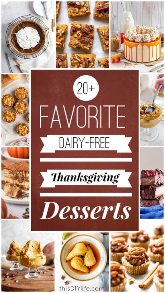 dairy free thanksgiving desserts recipes