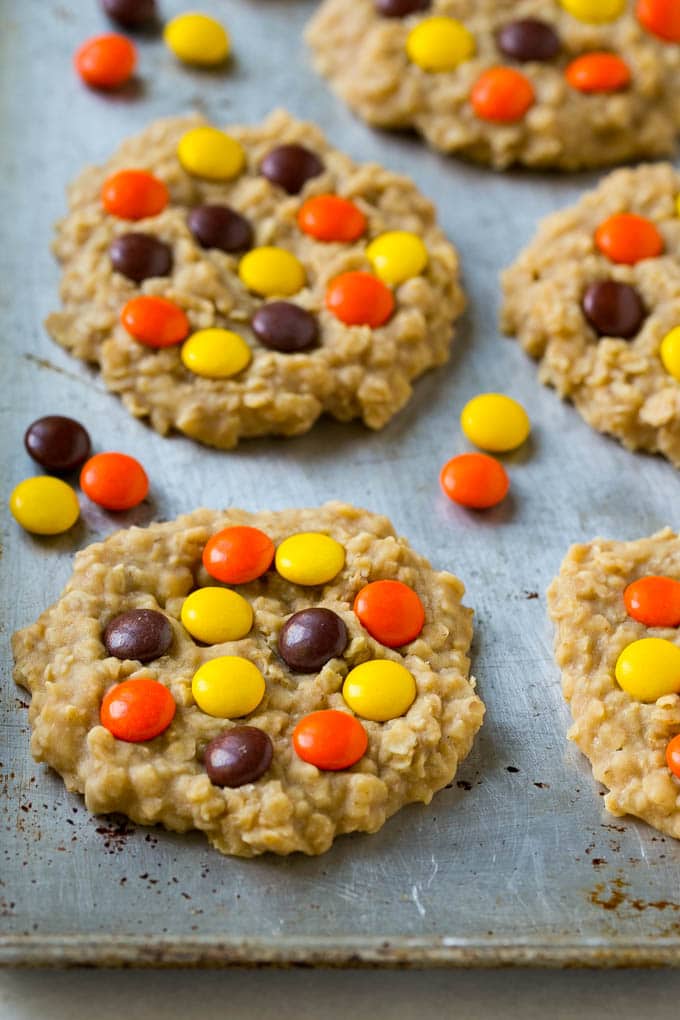 No Bake Peanut Butter Cookies