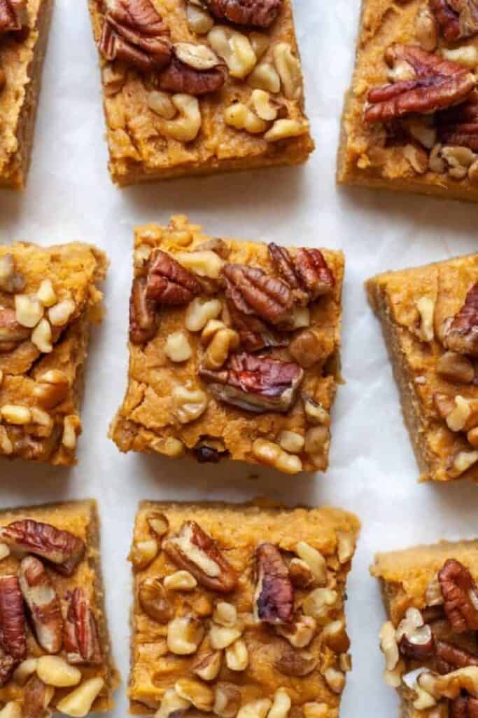 Sweet Potato Blondies 