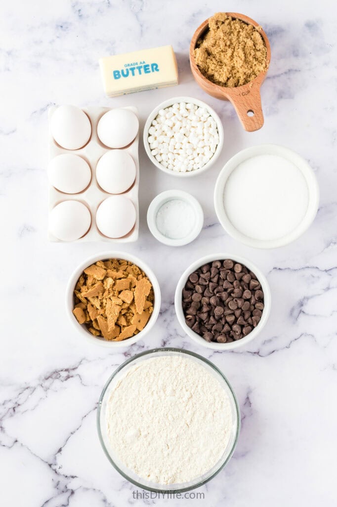 easy smores cookies ingredients