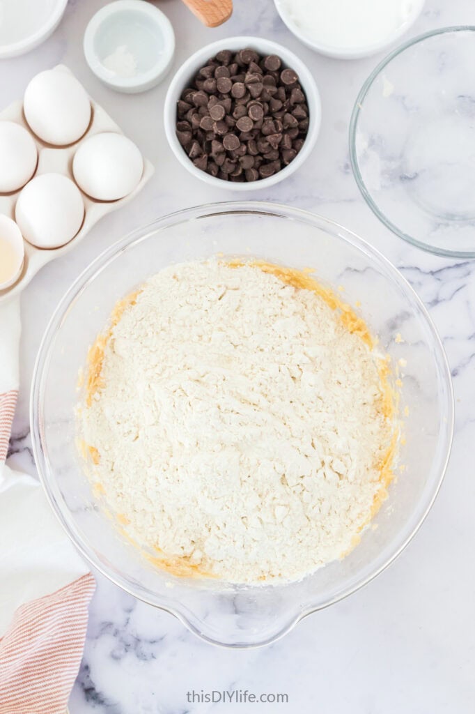 graham cracker mixture for smores cookies