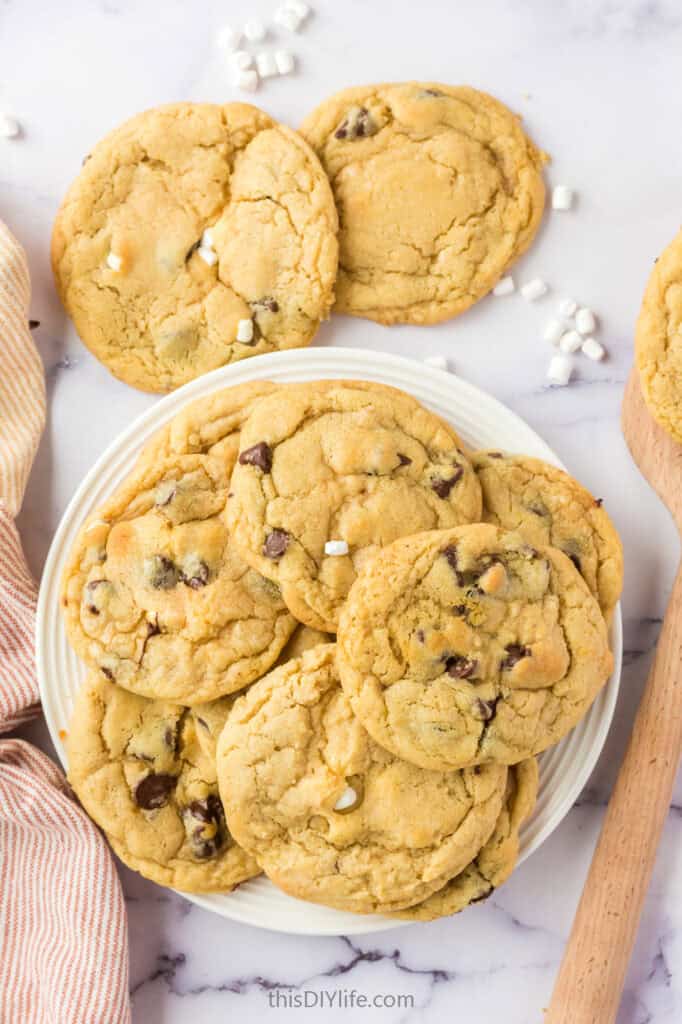 stuffed smores cookies