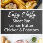 Sheet pan lemon butter chicken thighs recipe