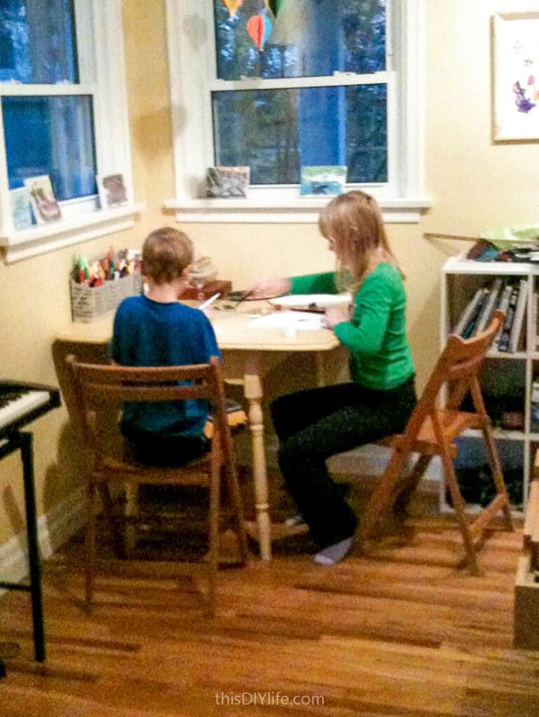 playroom to home office DIY