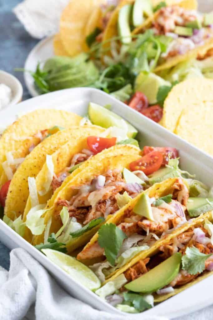 Easy Leftover Chicken Tacos