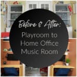 diy home office playroom before