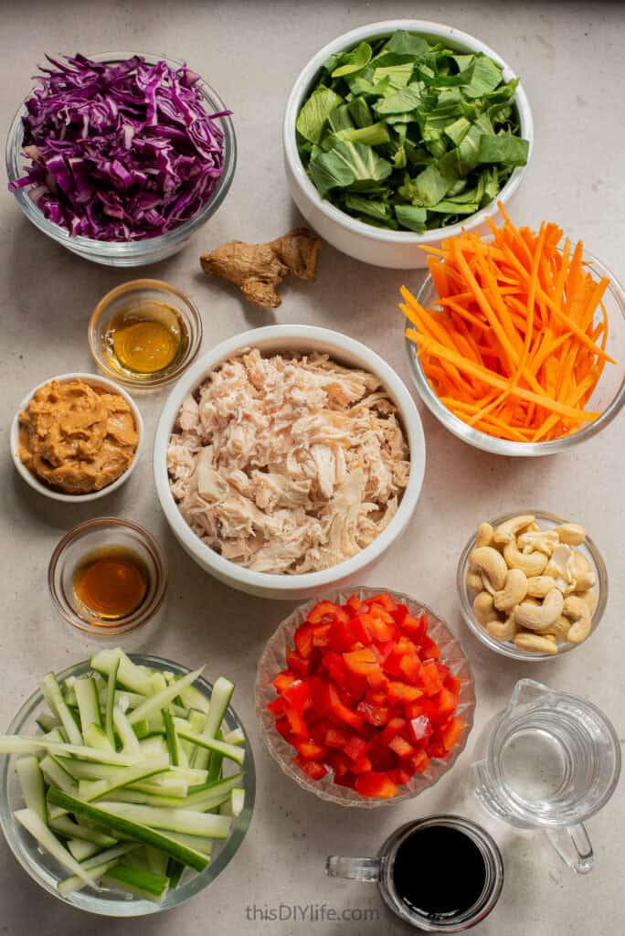 thai chicken salad ingredients