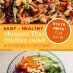 healthy chopped thai chicken salad recipe