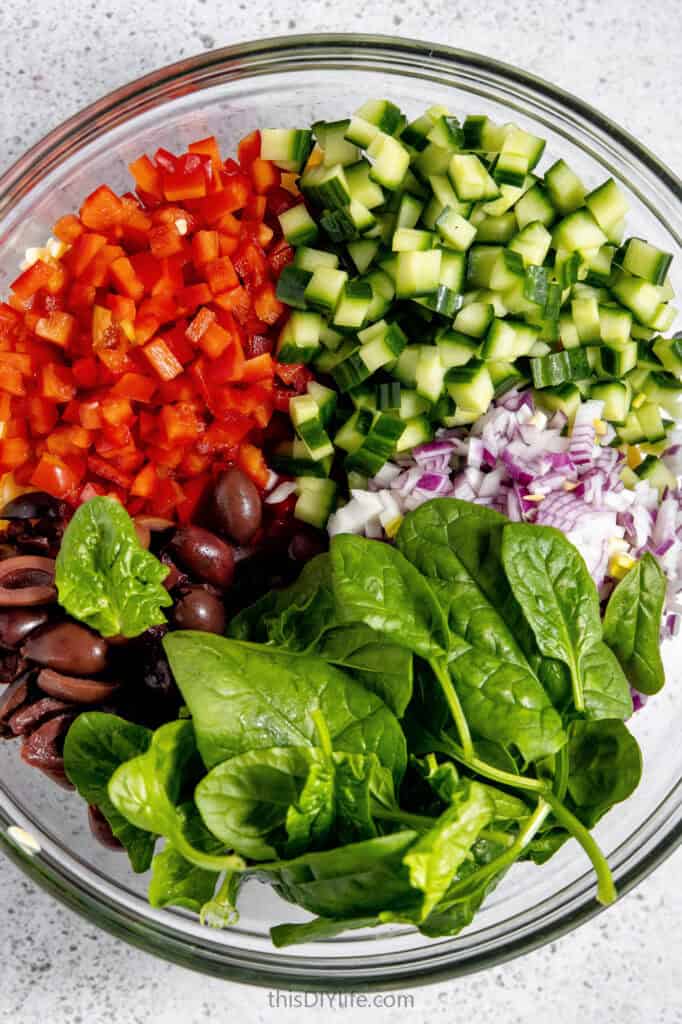 how to make easy lemon orzo salad with feta