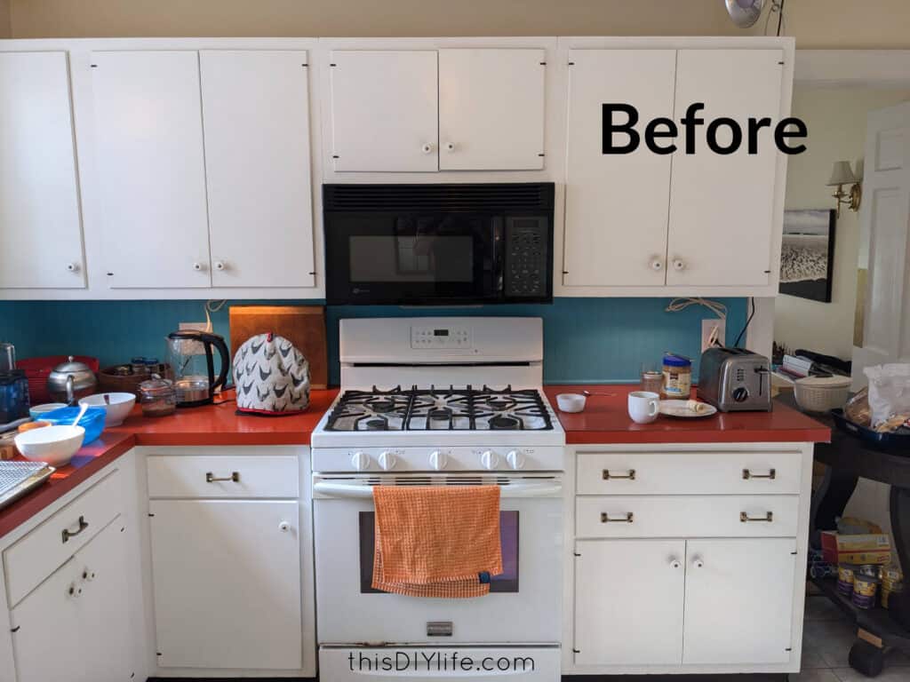 budgetfriendly kitchen makeover before