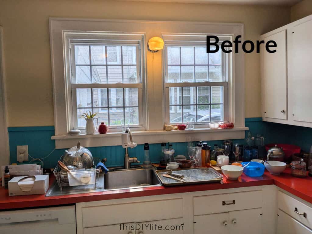 diy kitchen update before