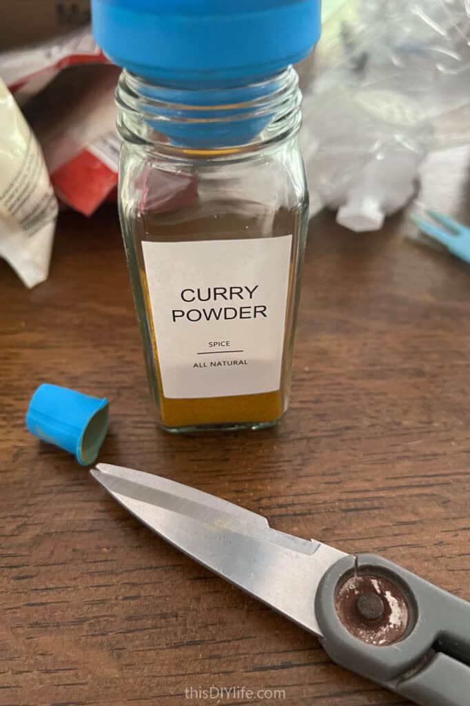 pretty spice jars