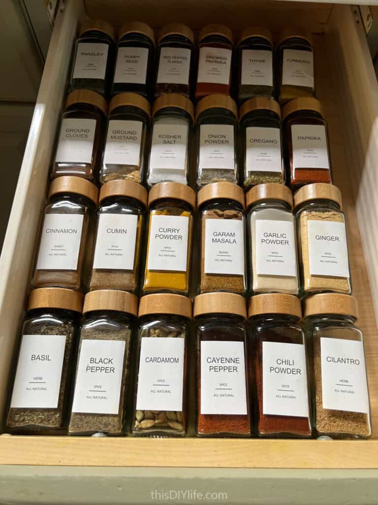 spice organization ideas