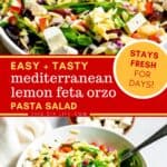 Mediterranean pasta salad
