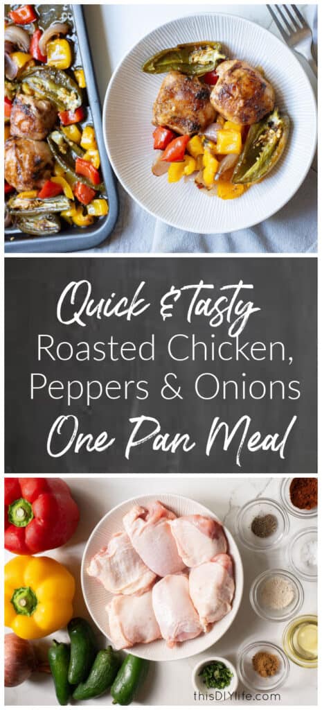 Sheet Pan Jalapeno Chicken with Onions and Bell Peppers