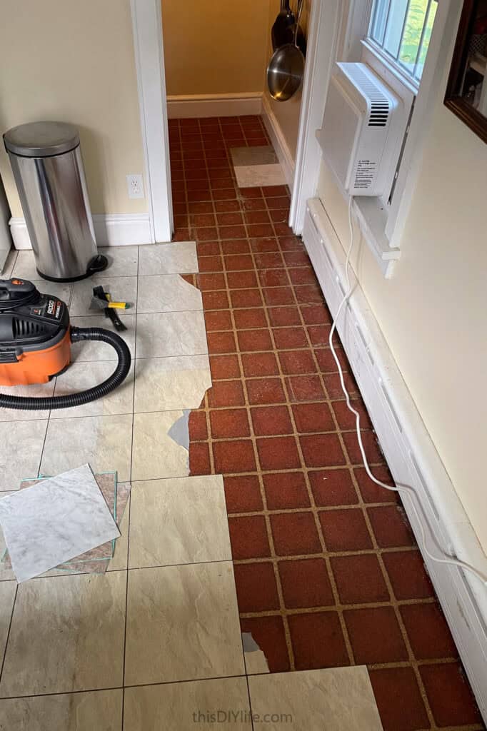 peel and stick tile mistake