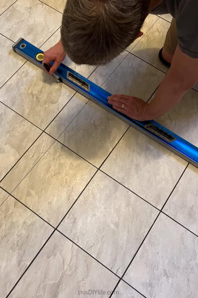 how to start diy checkerboard floor
