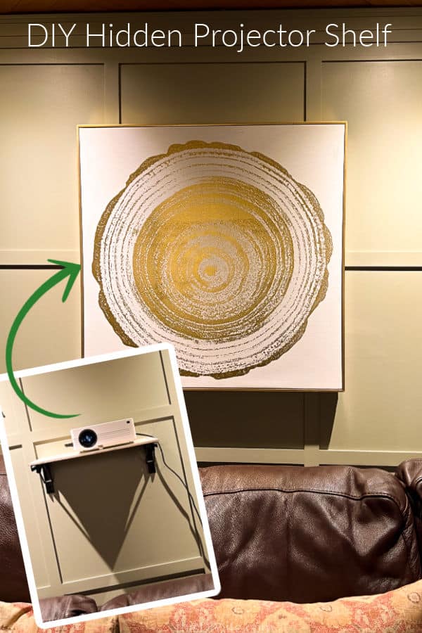 hidden digital projector screen how to