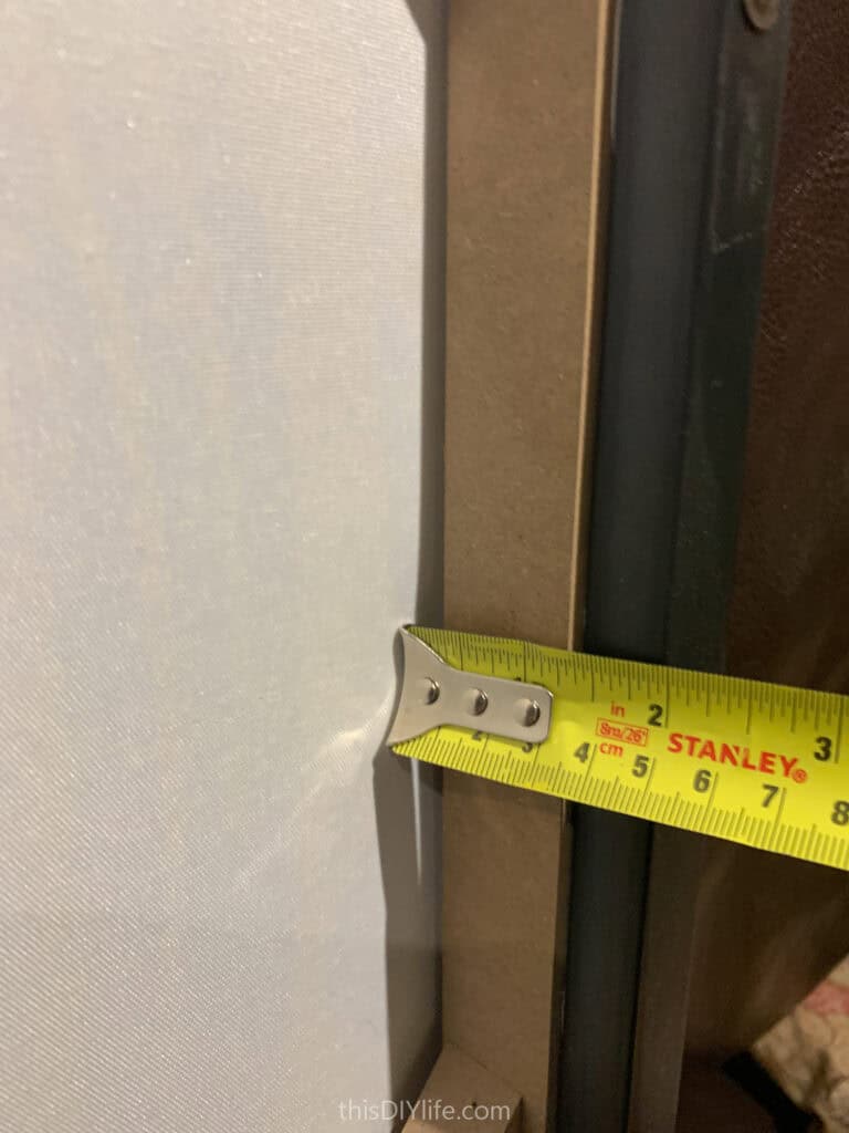 how to hide a projector shelf