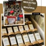 spice drawer organization