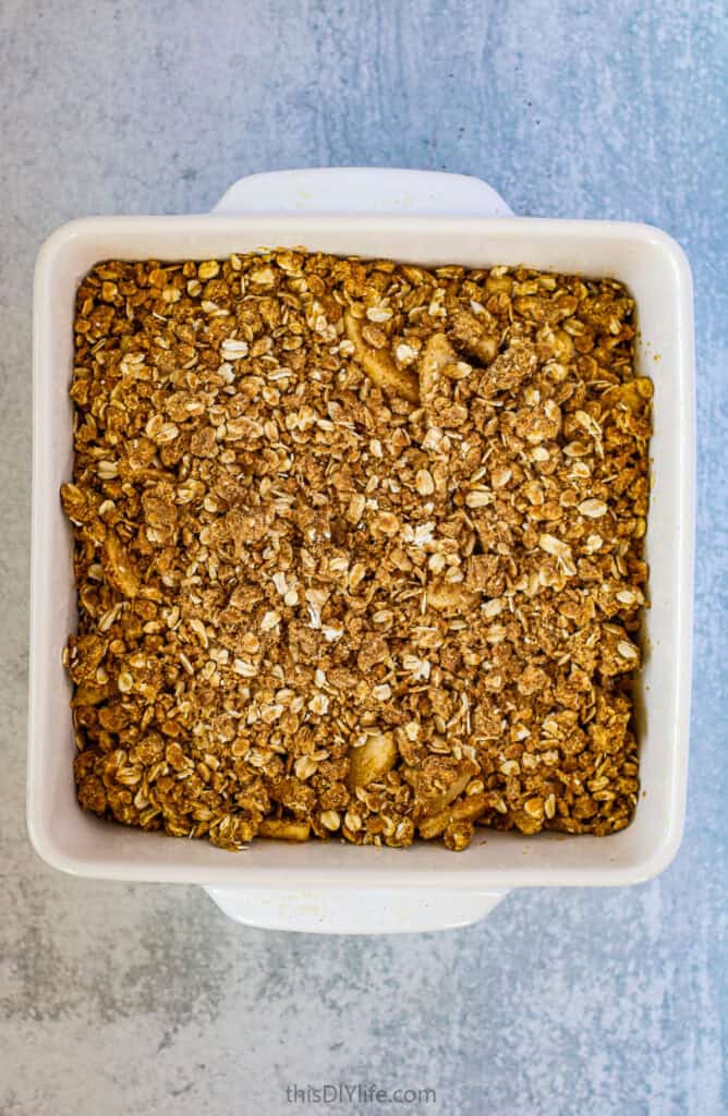 fall apple gingerbread crumble recipe