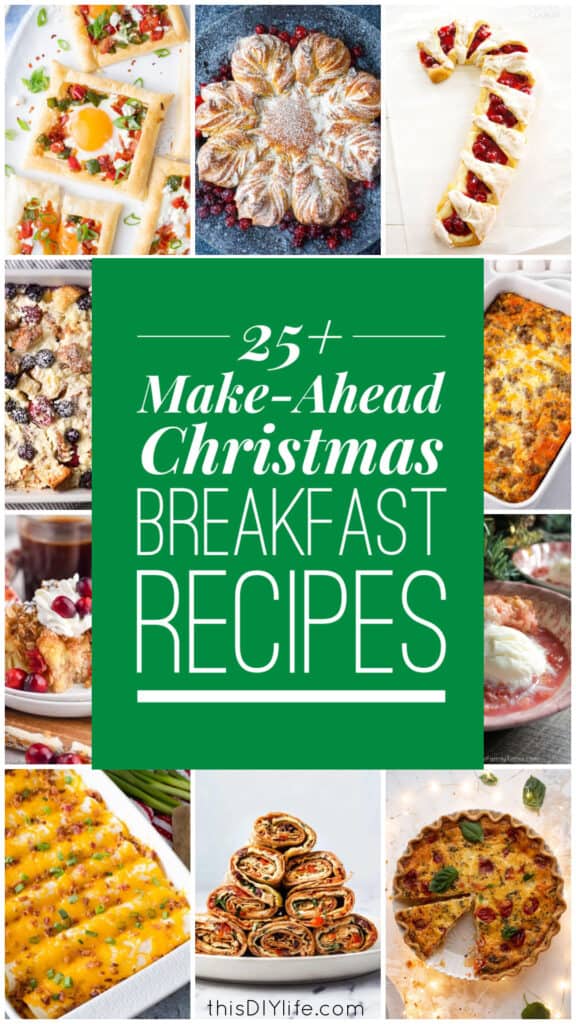 easy make ahead Christmas breakfast ideas