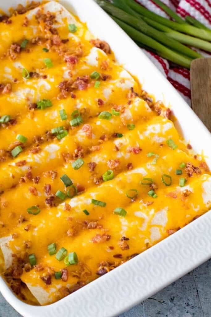 Overnight Breakfast Enchiladas 