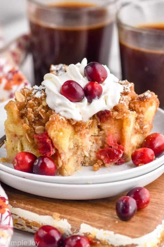 Cranberry French Toast Casserole 