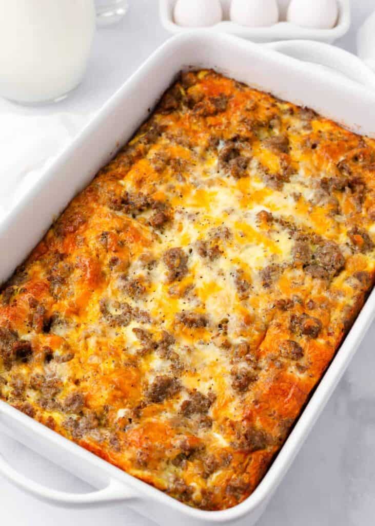 Crescent Roll Breakfast Casserole 