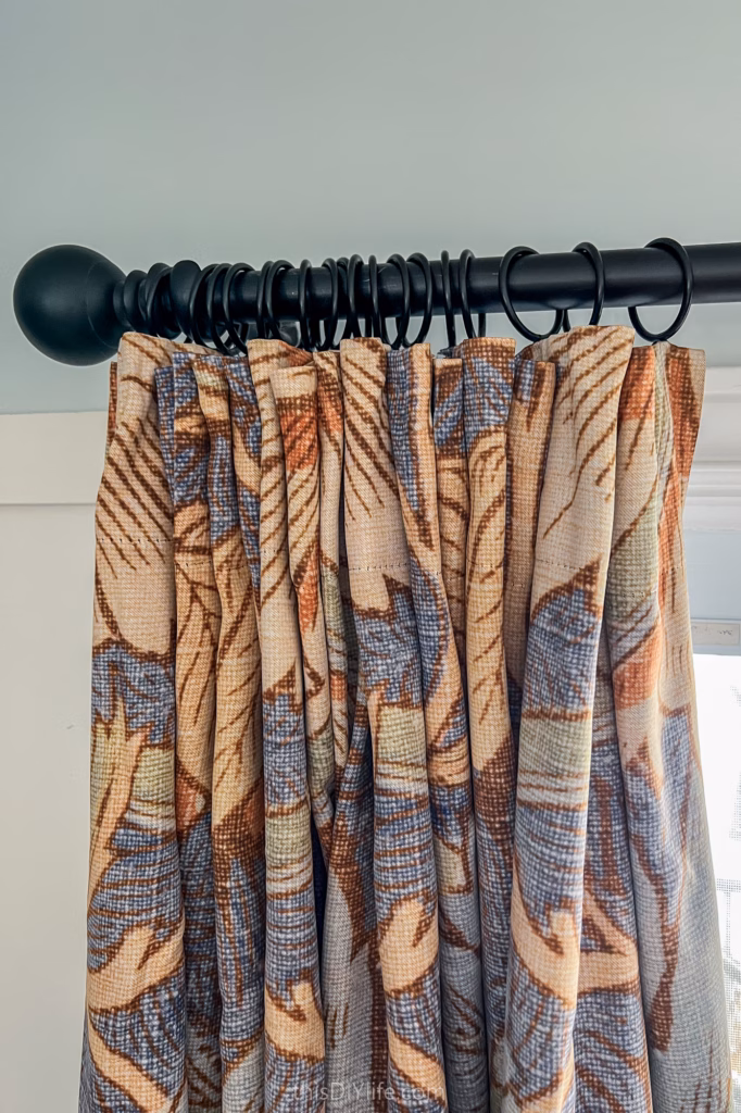 custom looking curtains william morris pattern
